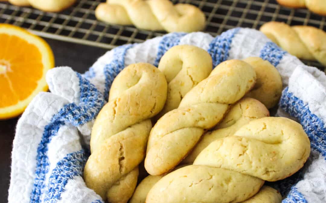 Koulourakia – Easy Greek Easter Orange Cookies